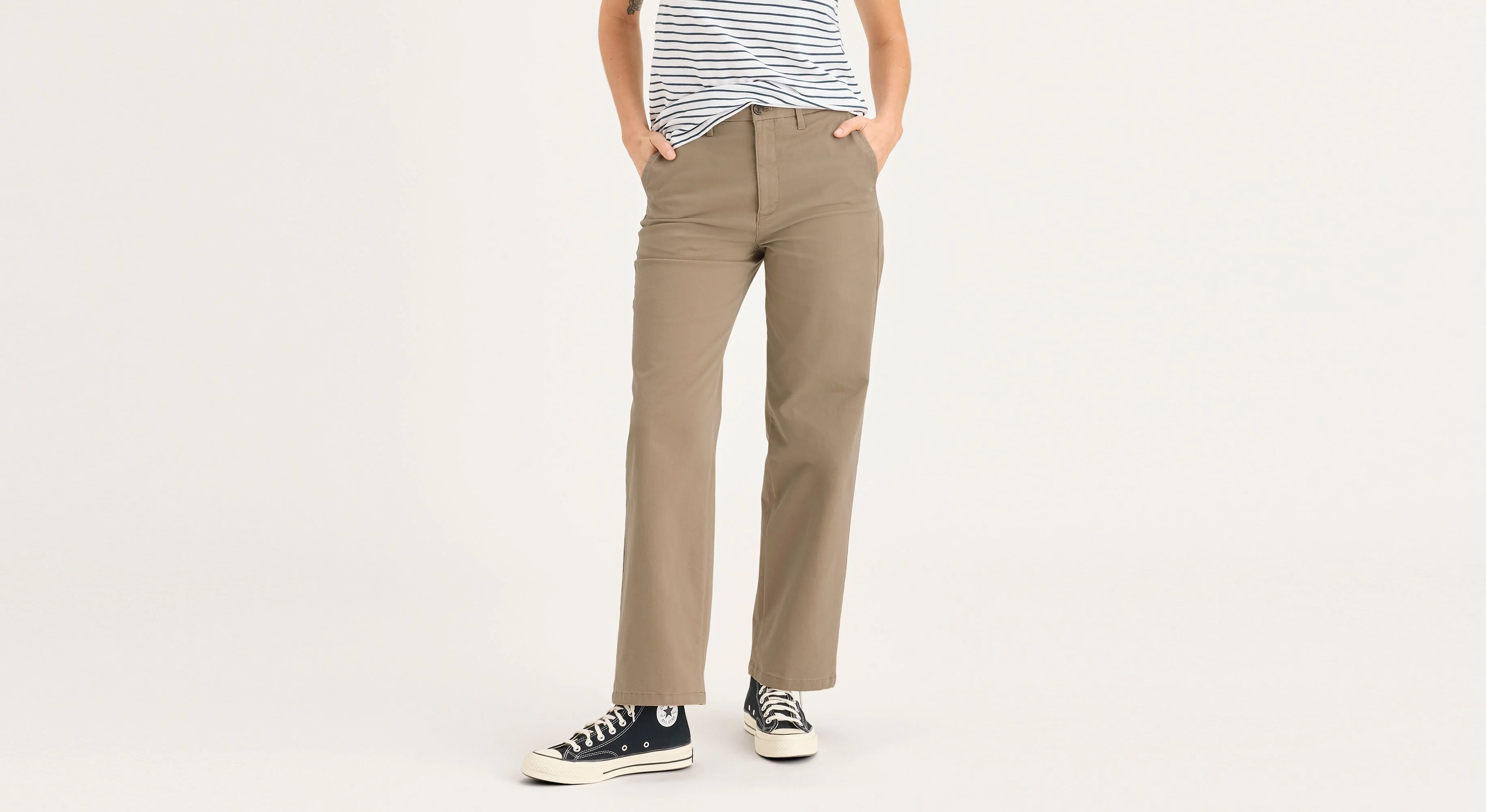 Blake Chino Pants, High Straight Fit