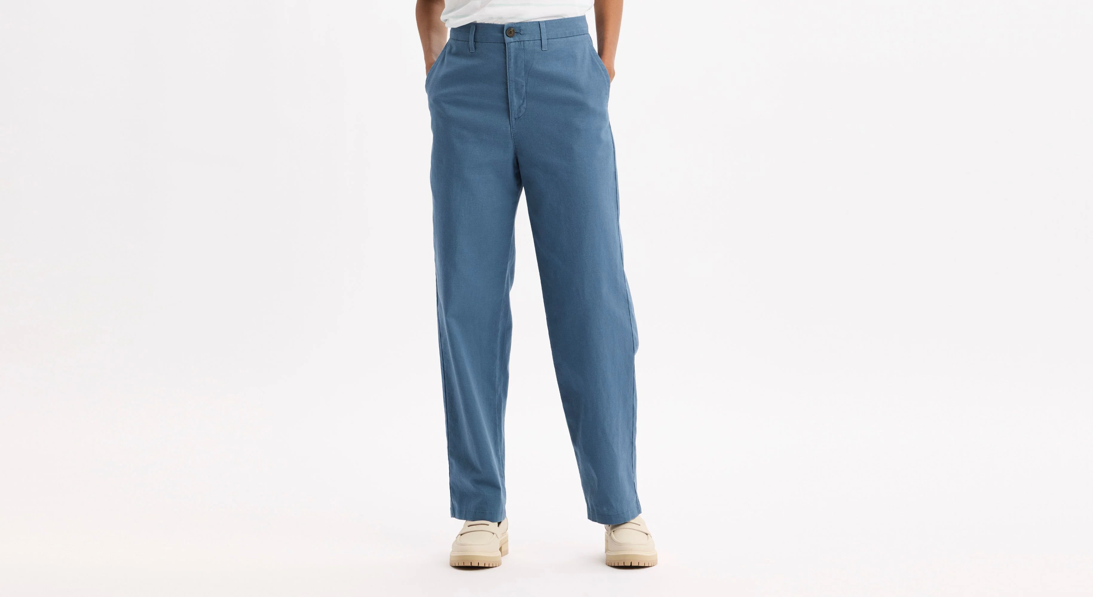 Blake Chino Pants, High Straight Fit