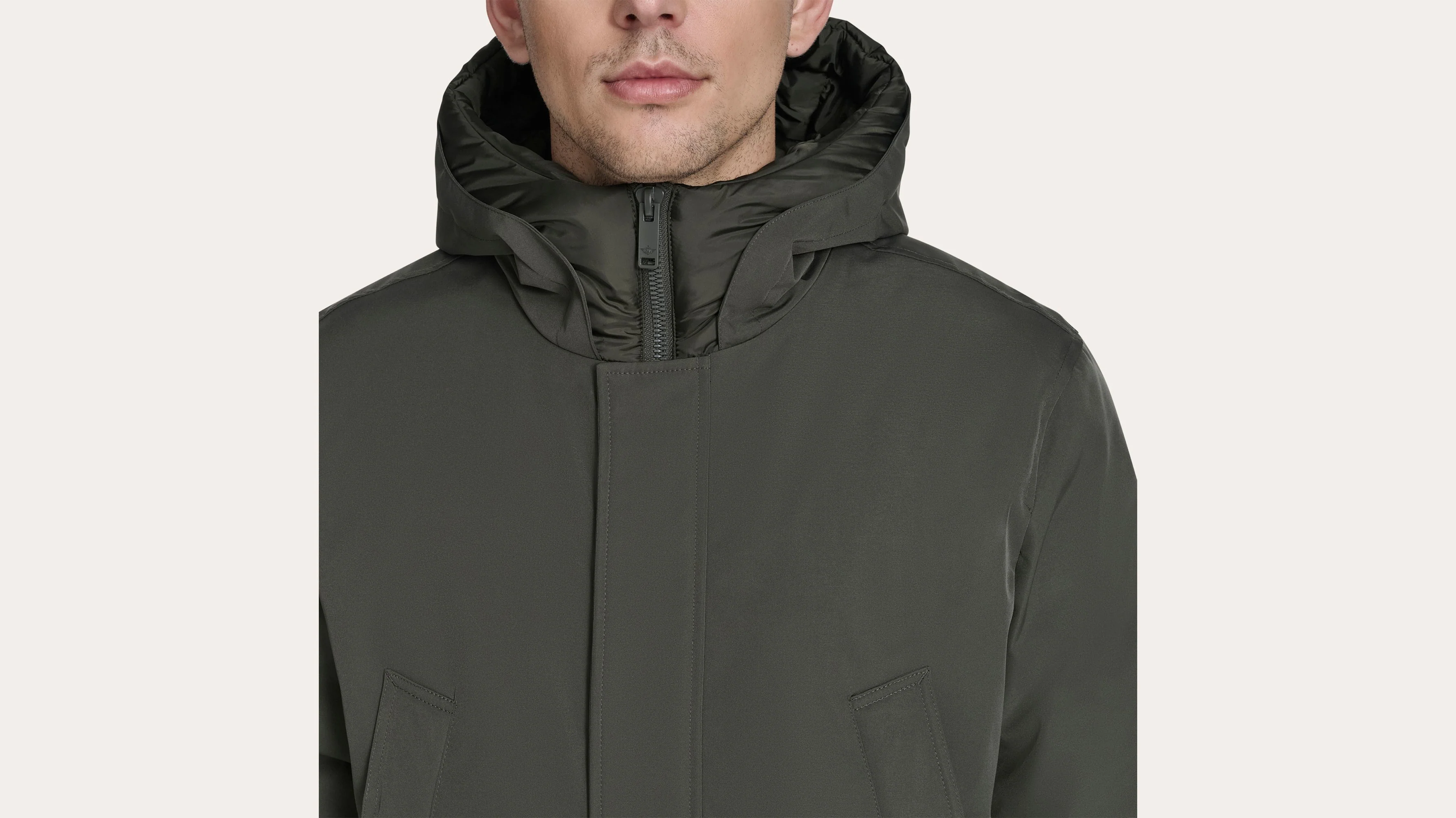 Faille Padded Parka - Image 5
