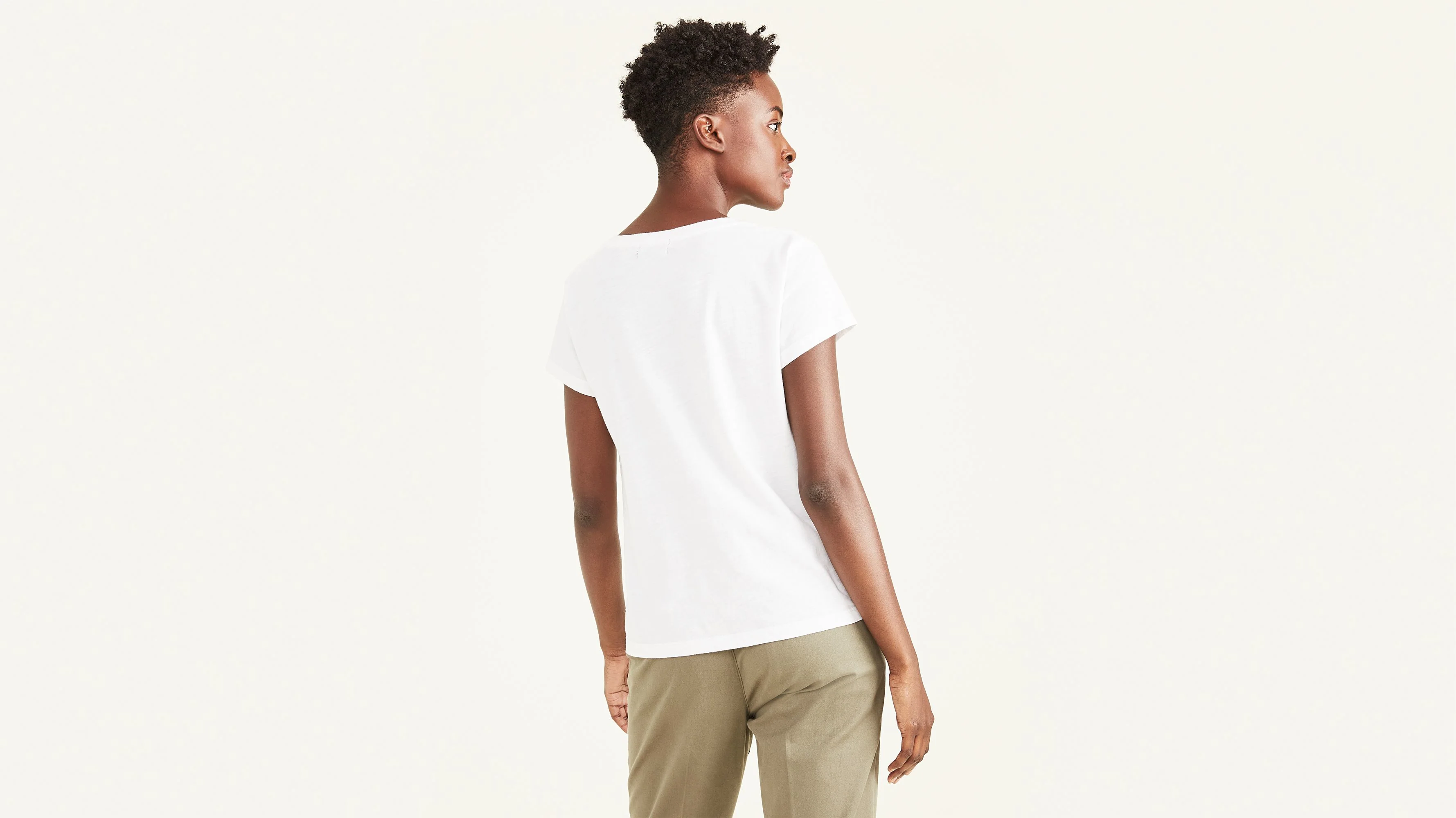 Favorite V-Neck Tee Shirt, Slim Fit - Image 2