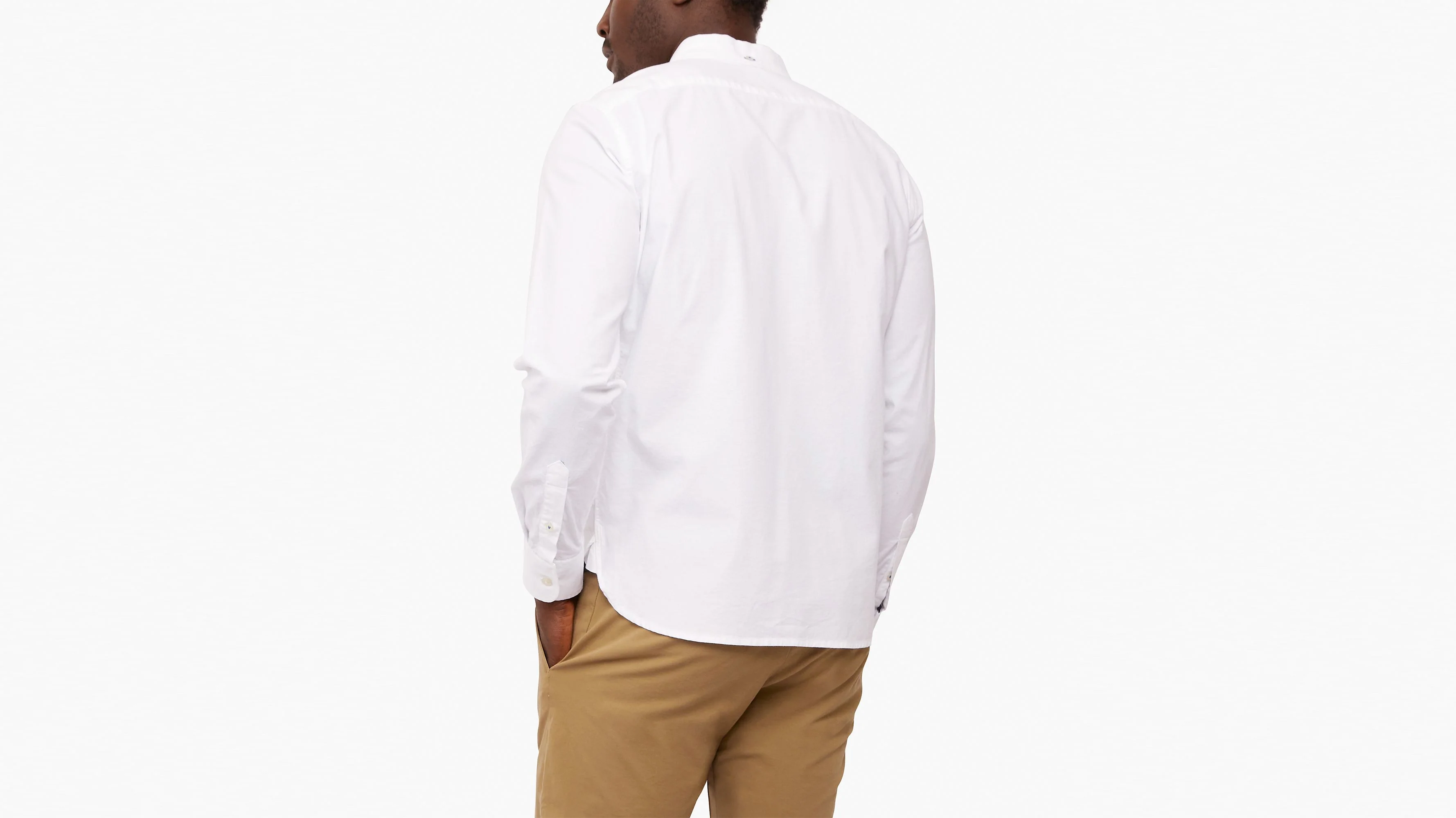Men's Slim Fit 2 Button Collar Shirt - Image 2