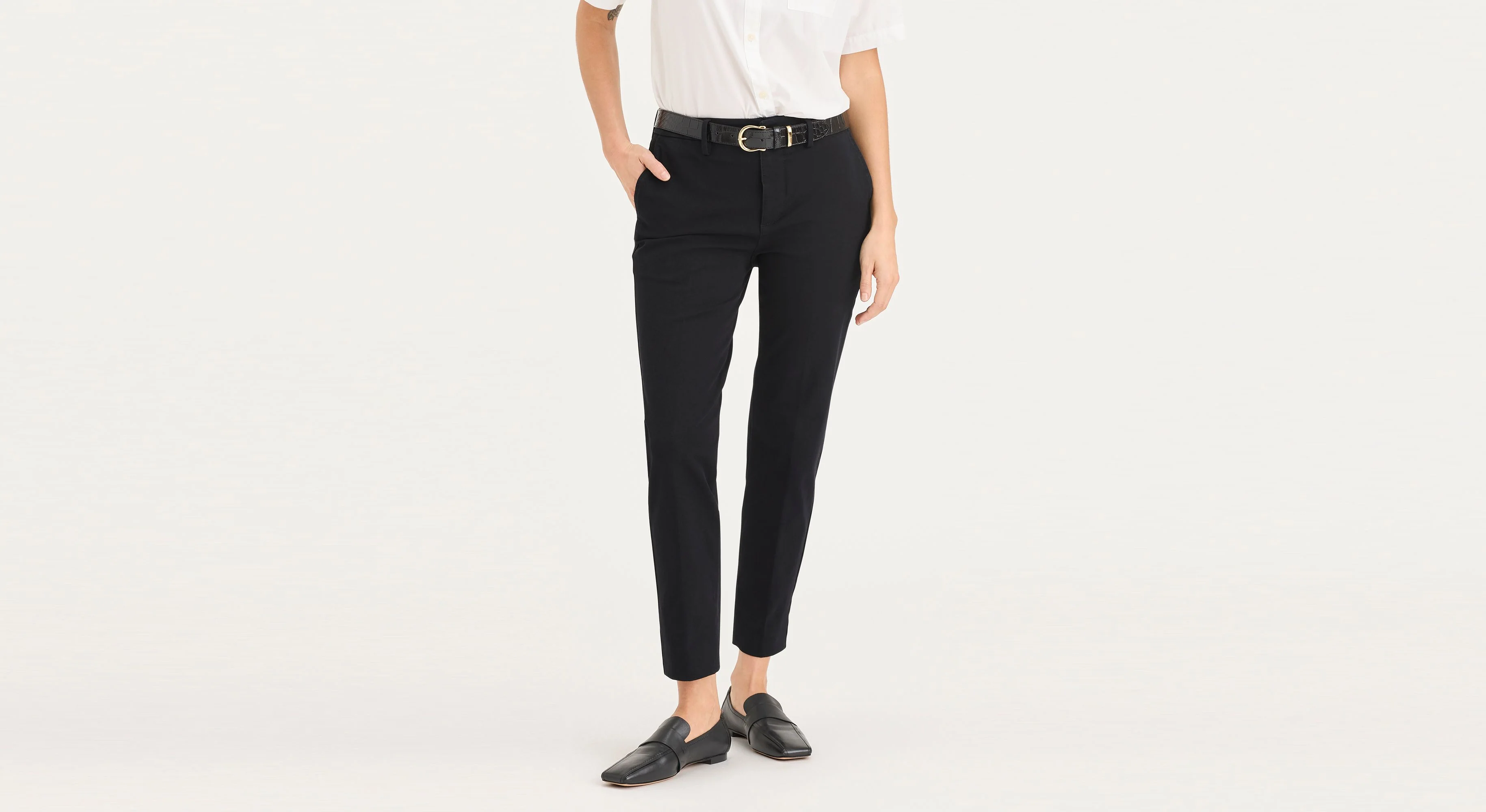 Mid-Rise Collins Trouser with Sculpt, Slim Fit