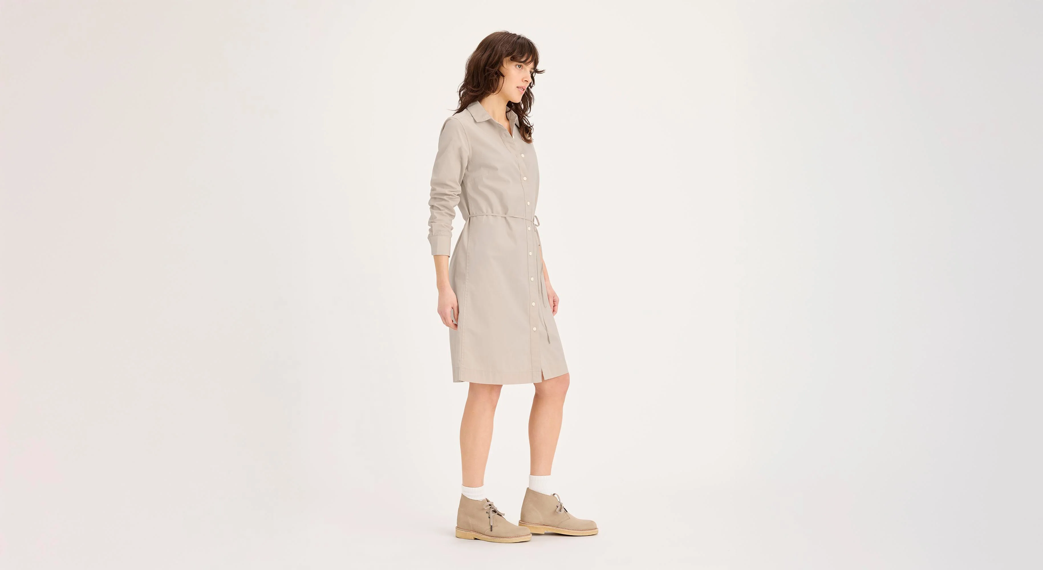 Midi Shirt Dress, Regular Fit - Image 3