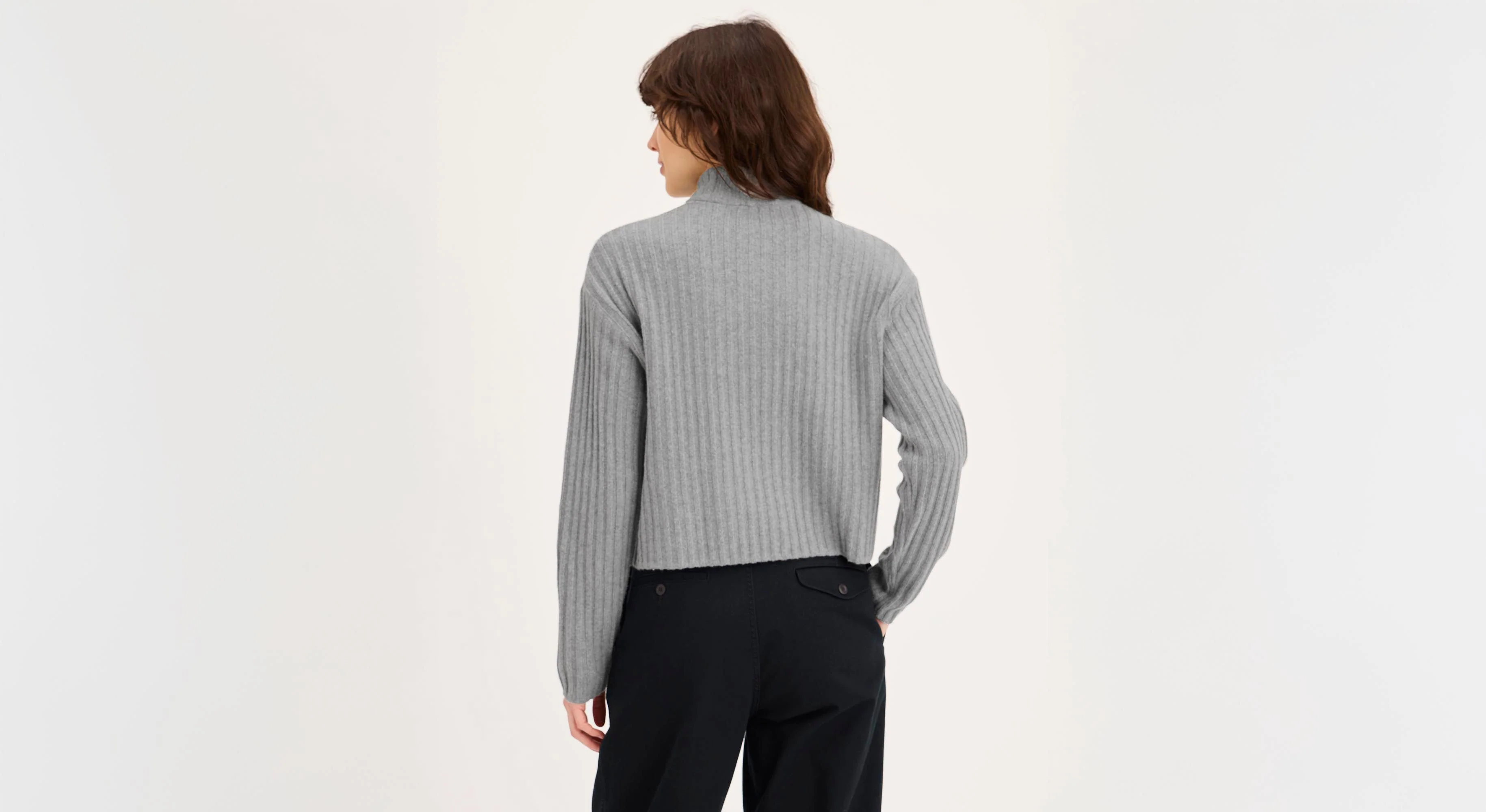 Mockneck Sweater, Relaxed Fit - Image 2
