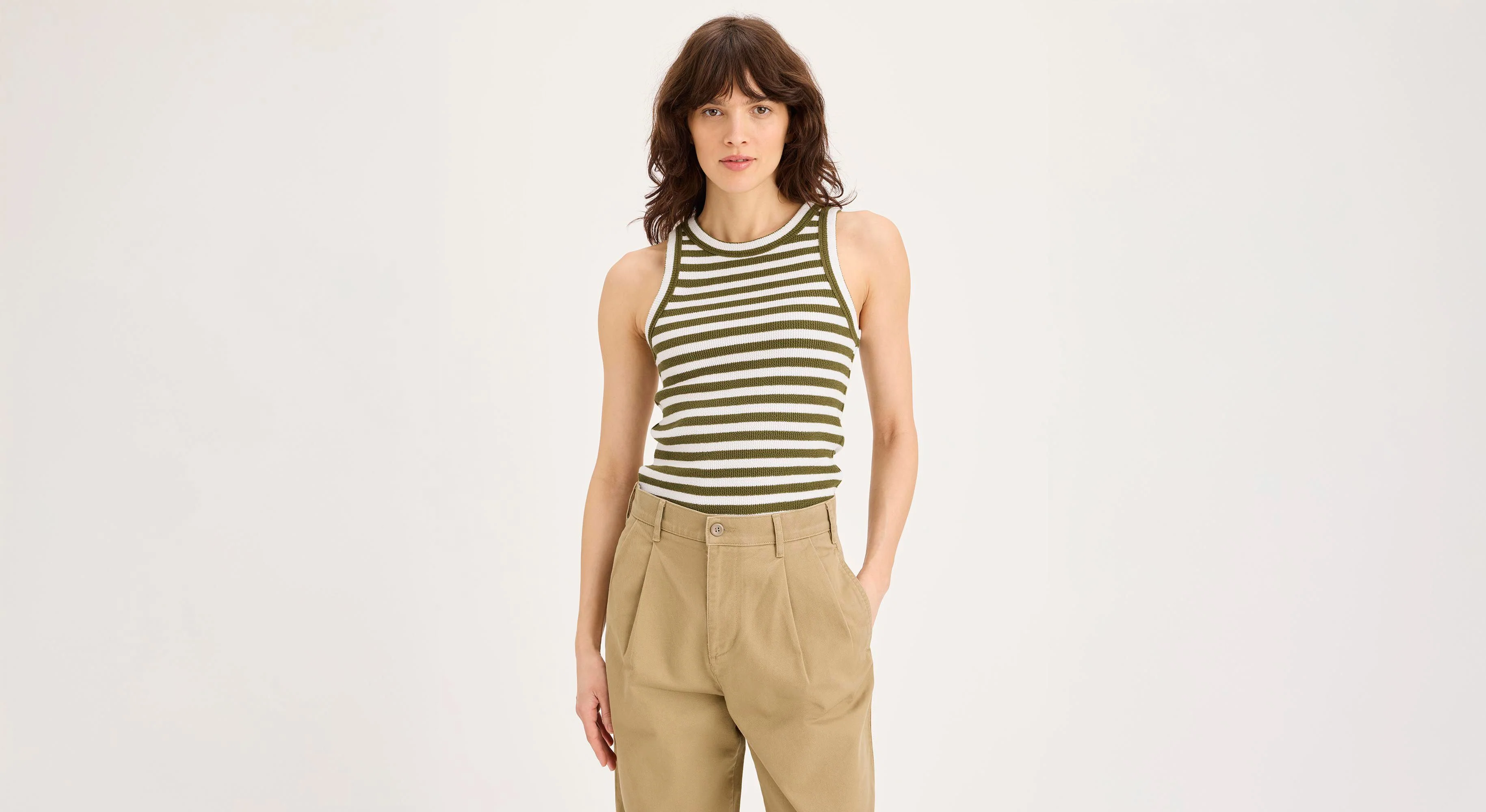 Rib Tank, Slim Fit