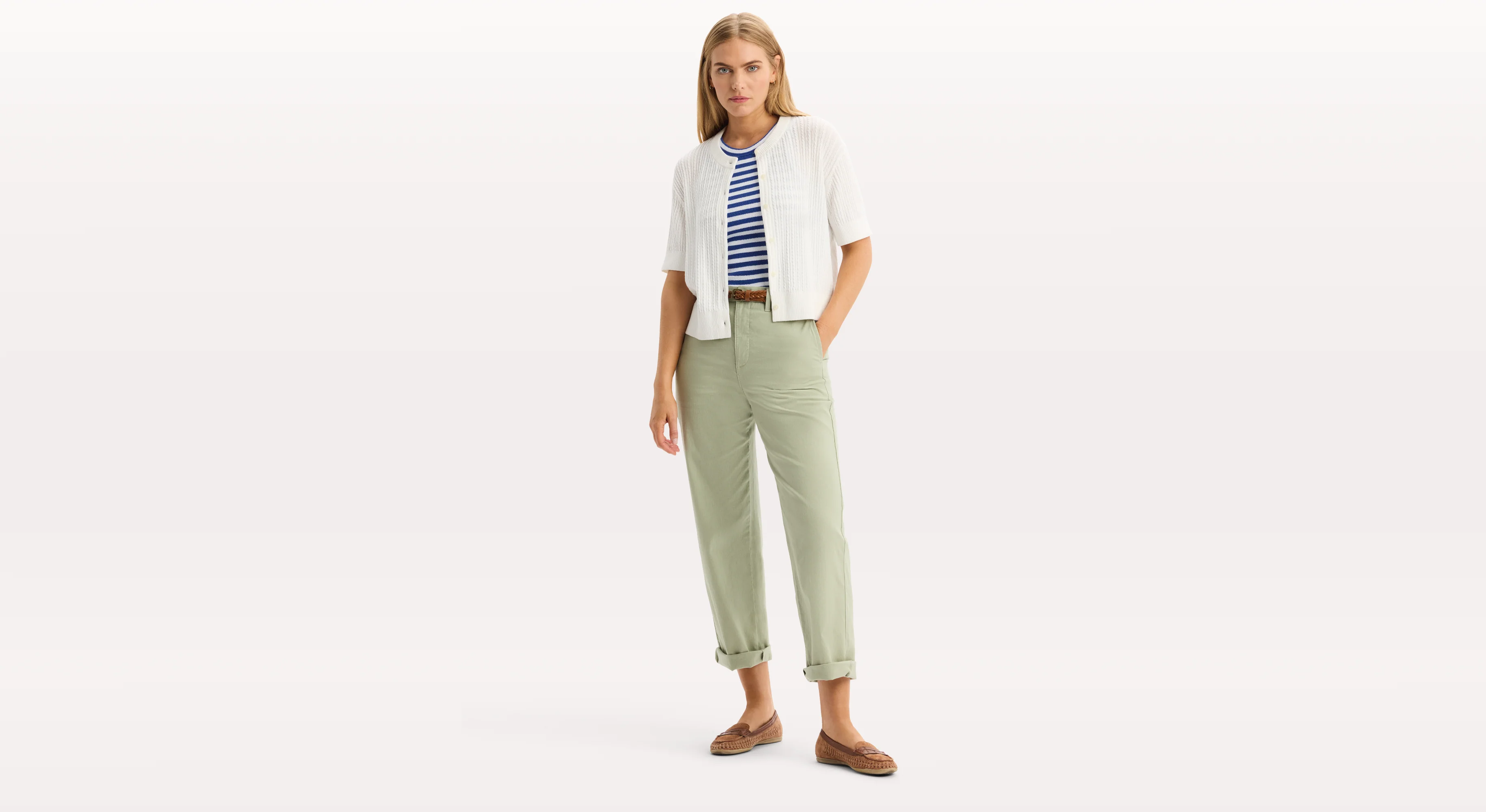 Short Sleeve Cardigan, Regular Fit - Image 5
