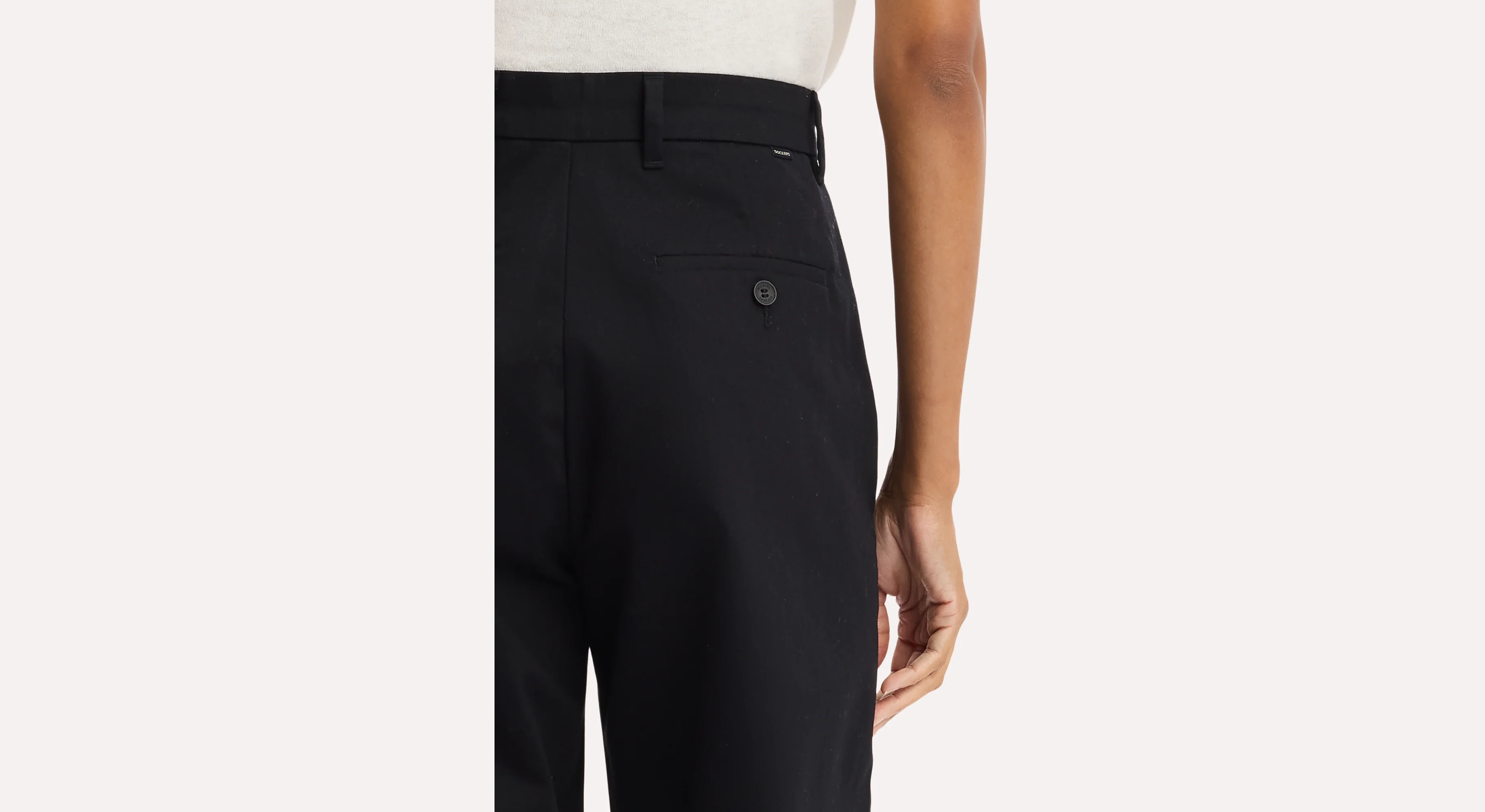 Signature Iron Free Khakis, High Wide with Stain Defender® - Image 4