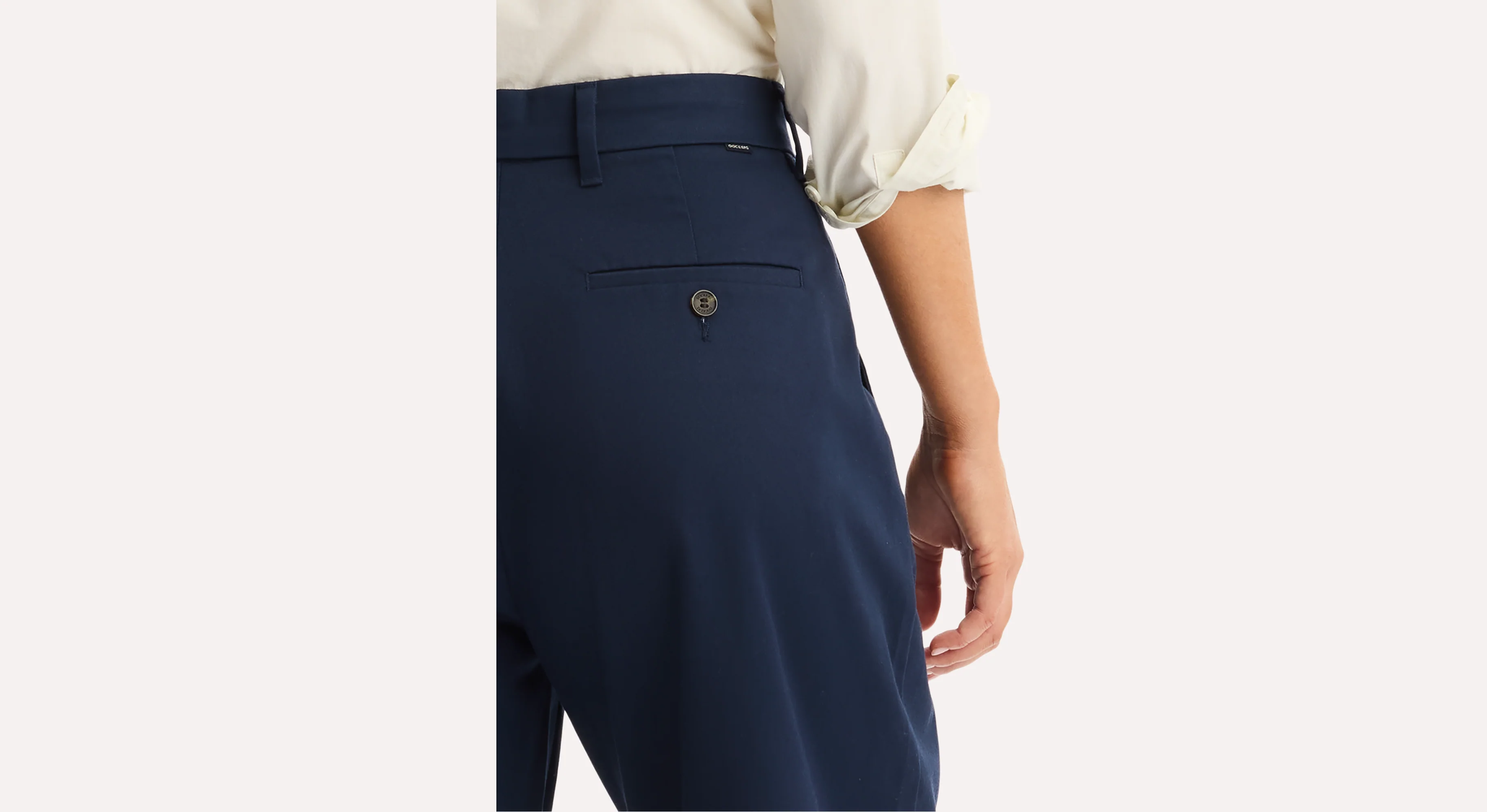 Signature Iron Free Khakis, High Wide with Stain Defender® - Image 4