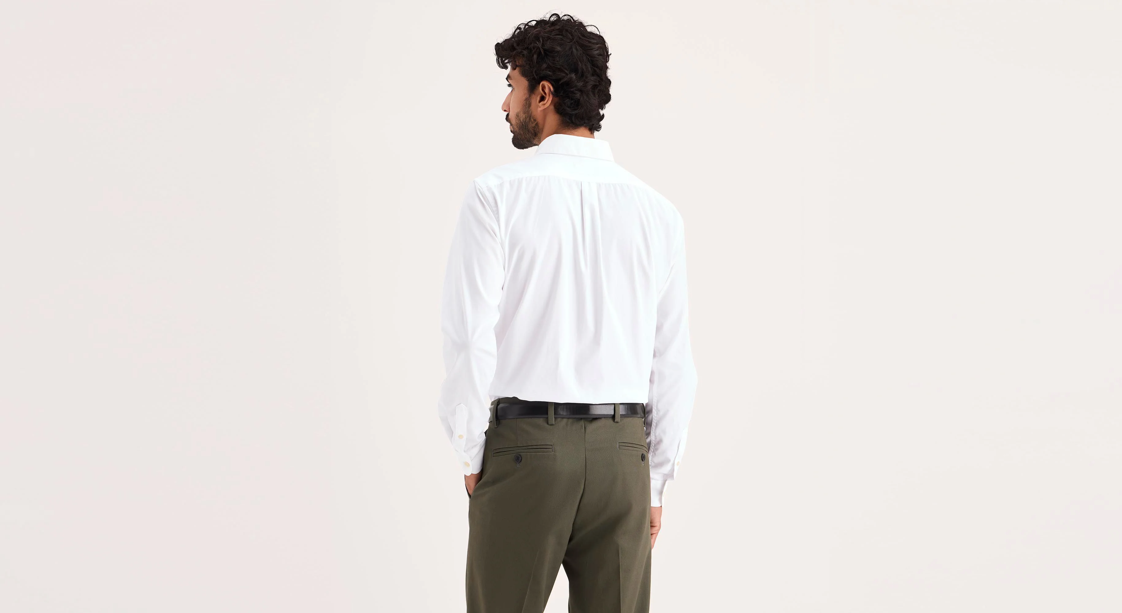 Signature Shirt Long Sleeve with Stain Defender®, Slim Fit - Image 2